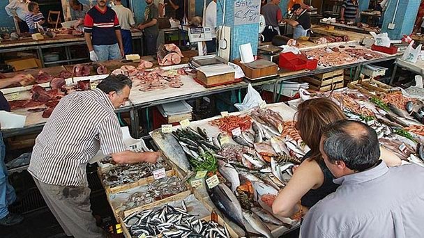 Рыбный рынок в Гамбурге