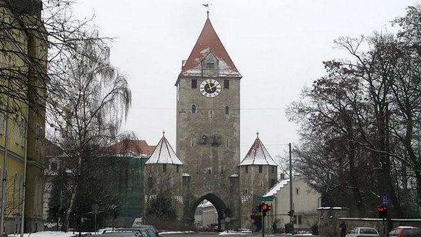 Ворота Остентор в Регенсбургке