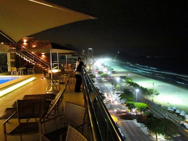 Вид из отеля Arena Copacabana
