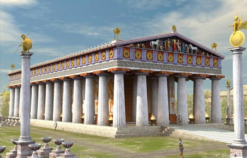Реконструкция Храма Зевса в Олимпии
